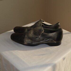 Brantano Custom Made Men's Gray Leather Dress Shoes